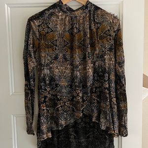 Open back long sleeve